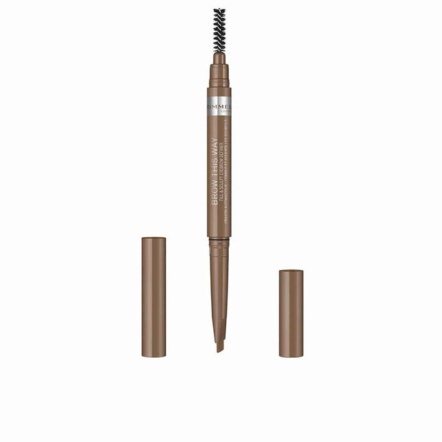 Rimmel London Brow This Way Lápiz De Cejas 01-Blonde Unisex, 0,25 g