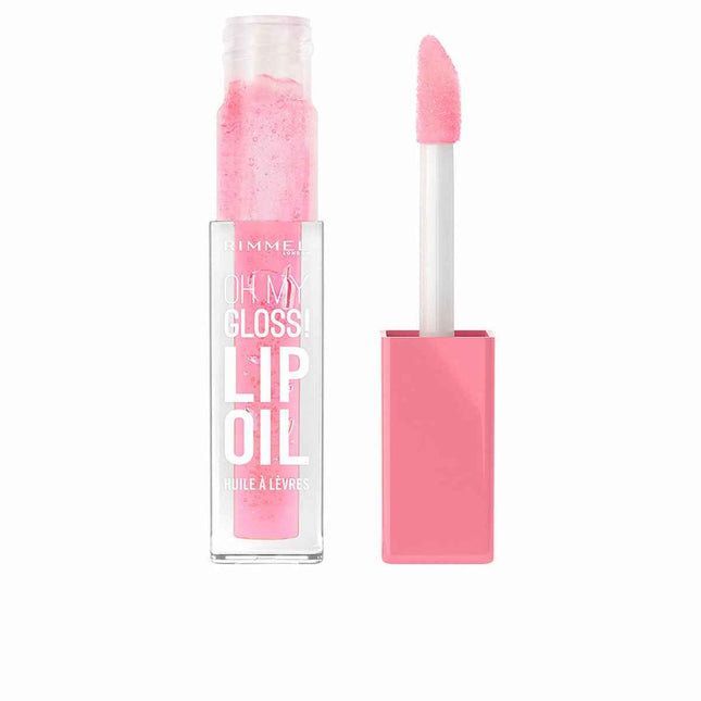 Rimmel London Oh My Gloss! Brillo Labial 001-Pink Flush Unisex, 6 ml