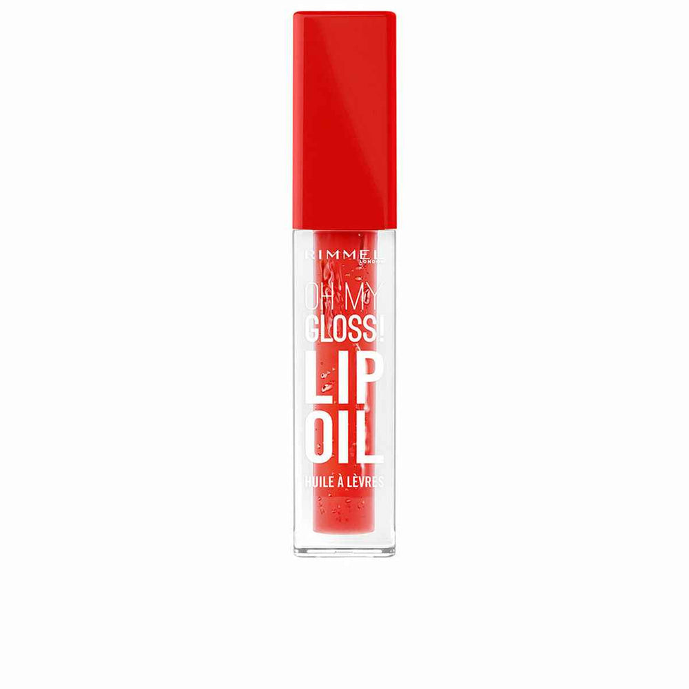 Rimmel London Oh My Gloss! Brillo Labial 004 Vivid Red Unisex, 6 ml