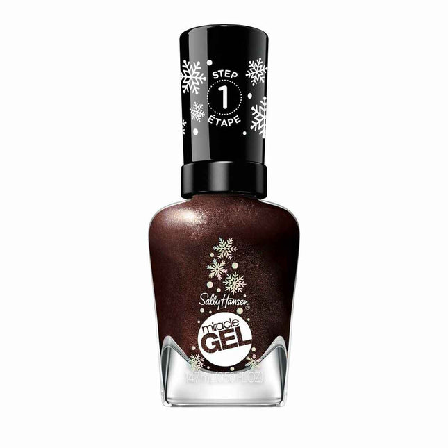 Sally Hansen Miracle – Gel Holiday Esmalte De Uñas 922-Hot Cocoa Cuddles Unisex, 9,17 ml