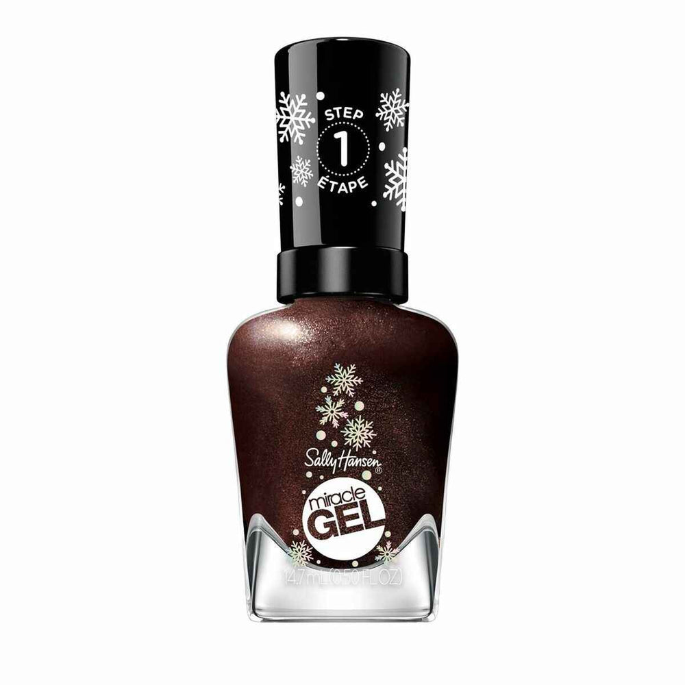 Sally Hansen Miracle – Gel Holiday Esmalte De Uñas 922-Hot Cocoa Cuddles Unisex, 9,17 ml
