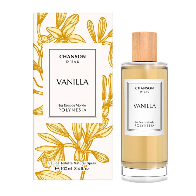 Chanson D'EAU Vanilla – Eau de Toilette for Women Spray, 100 ml