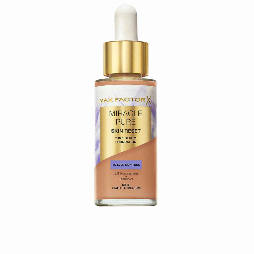 MAX Factor Miracle Pure Sérum Con Color 60 - 80-Light to Medium Unisex, 30 ml