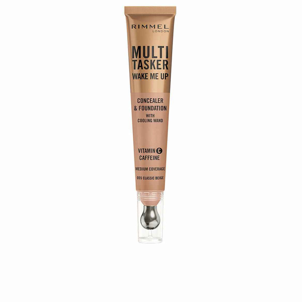 Rimmel London Multitasker Wake Me Up Corrector y Base De Maquillaje Classsic Beige Unisex, 20 ml