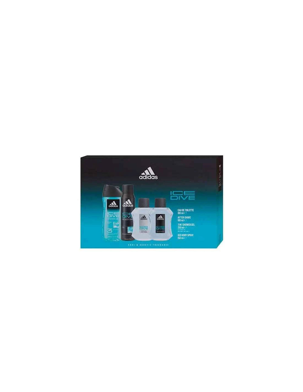 Est Adidas Ice Dive – Eau de Toilette Unisex 100 g L 250 ml After Shave Bs, 150 ml