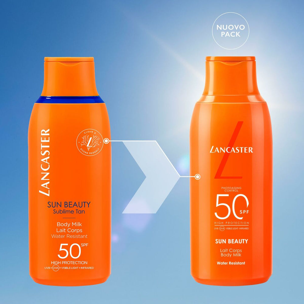 Lancaster Sun Beauty Body Milk SPF50 - 100ml Sunscreen, 100 ml for Unisex
