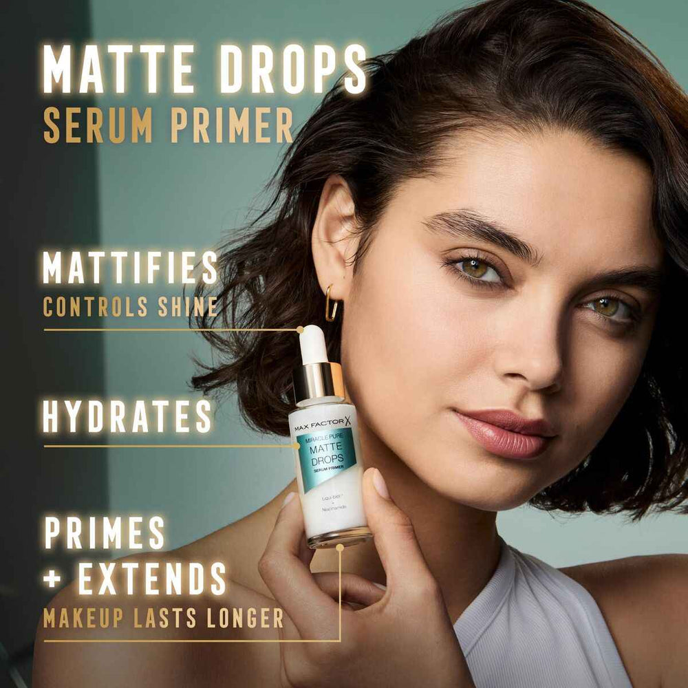 MAX Factor Miracle Pure Matte Drops Sérum Primer Unisex, 30 ml