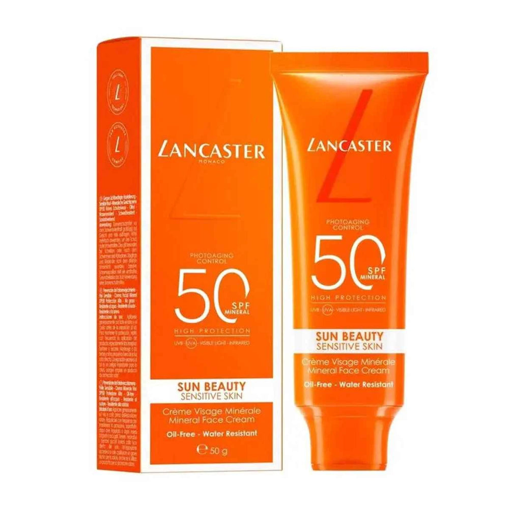 Lancaster Sun Beauty Crema Facial Piel Sensible Spf50 Unisex, 50 ml