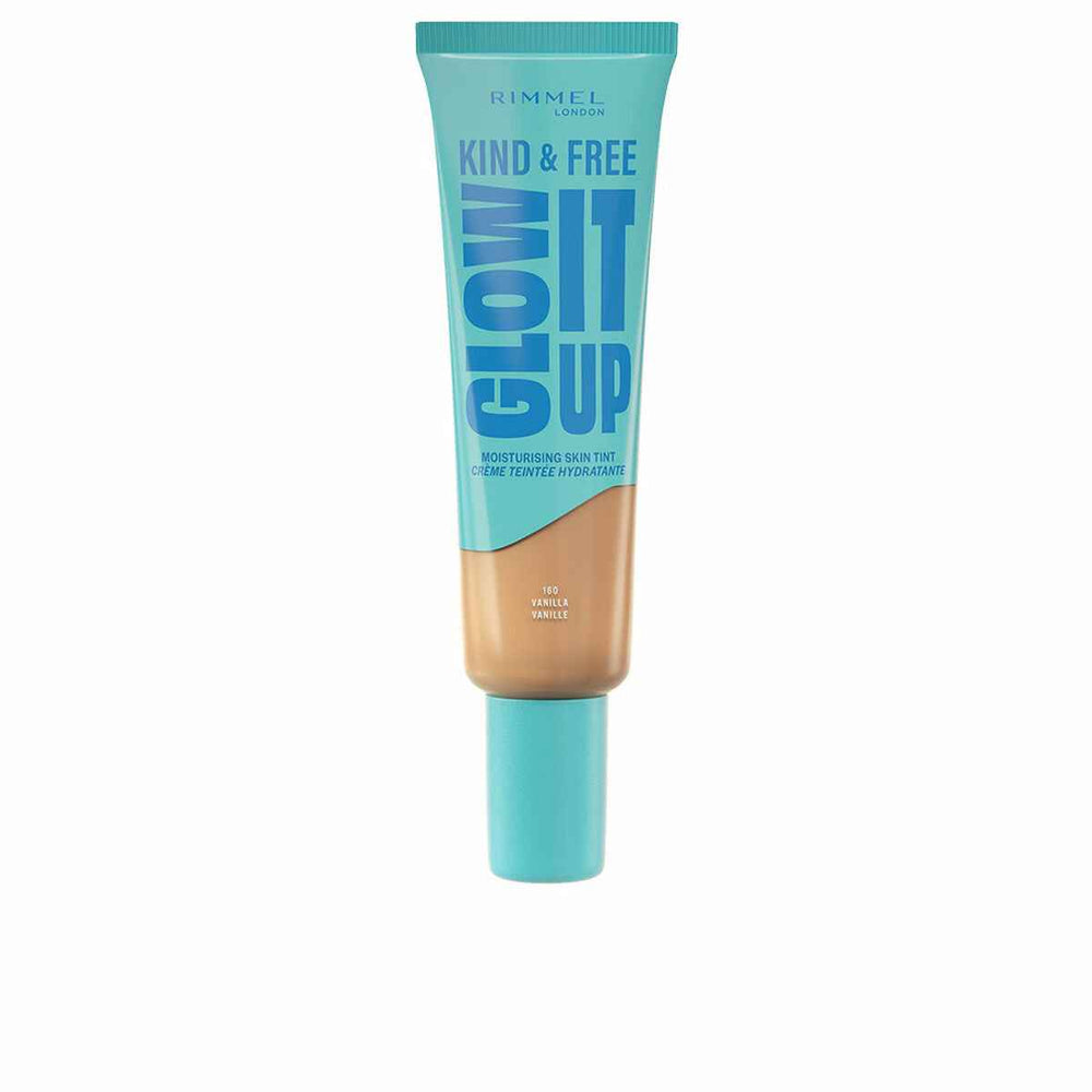 Rimmel London Kind y Free Glow It Up Base Líquida 160-Vanilla Unisex, 30 ml