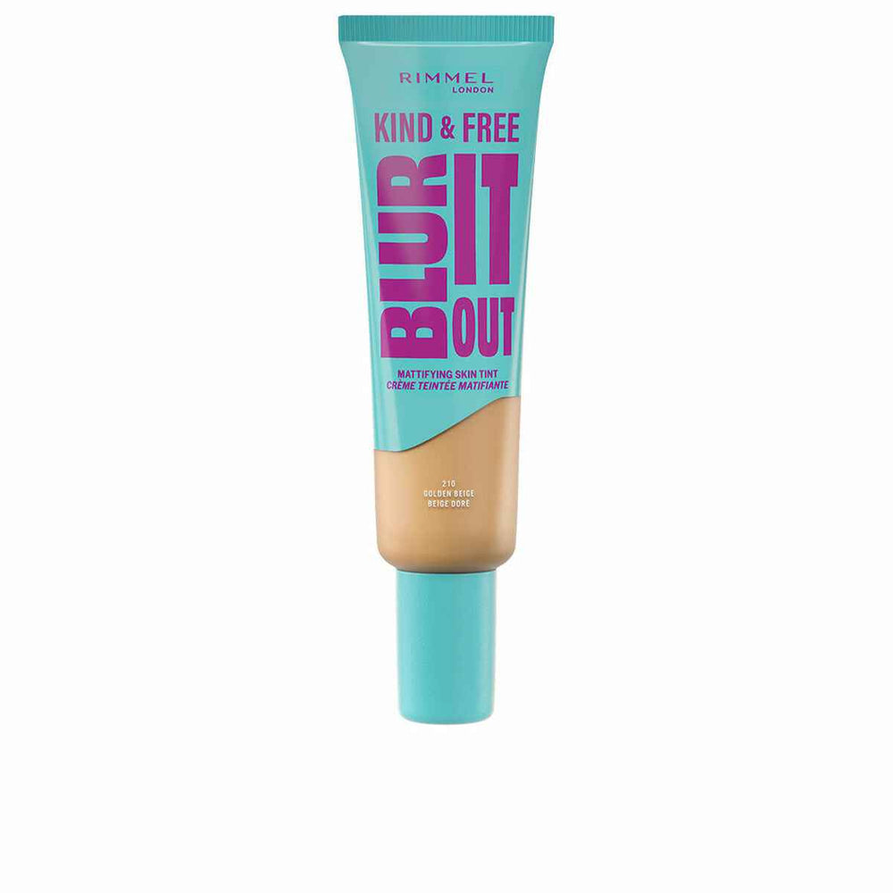 Rimmel London Kind y Free Blur It Out Base Efecto Mate 210-Golden Beige Unisex, 30 ml
