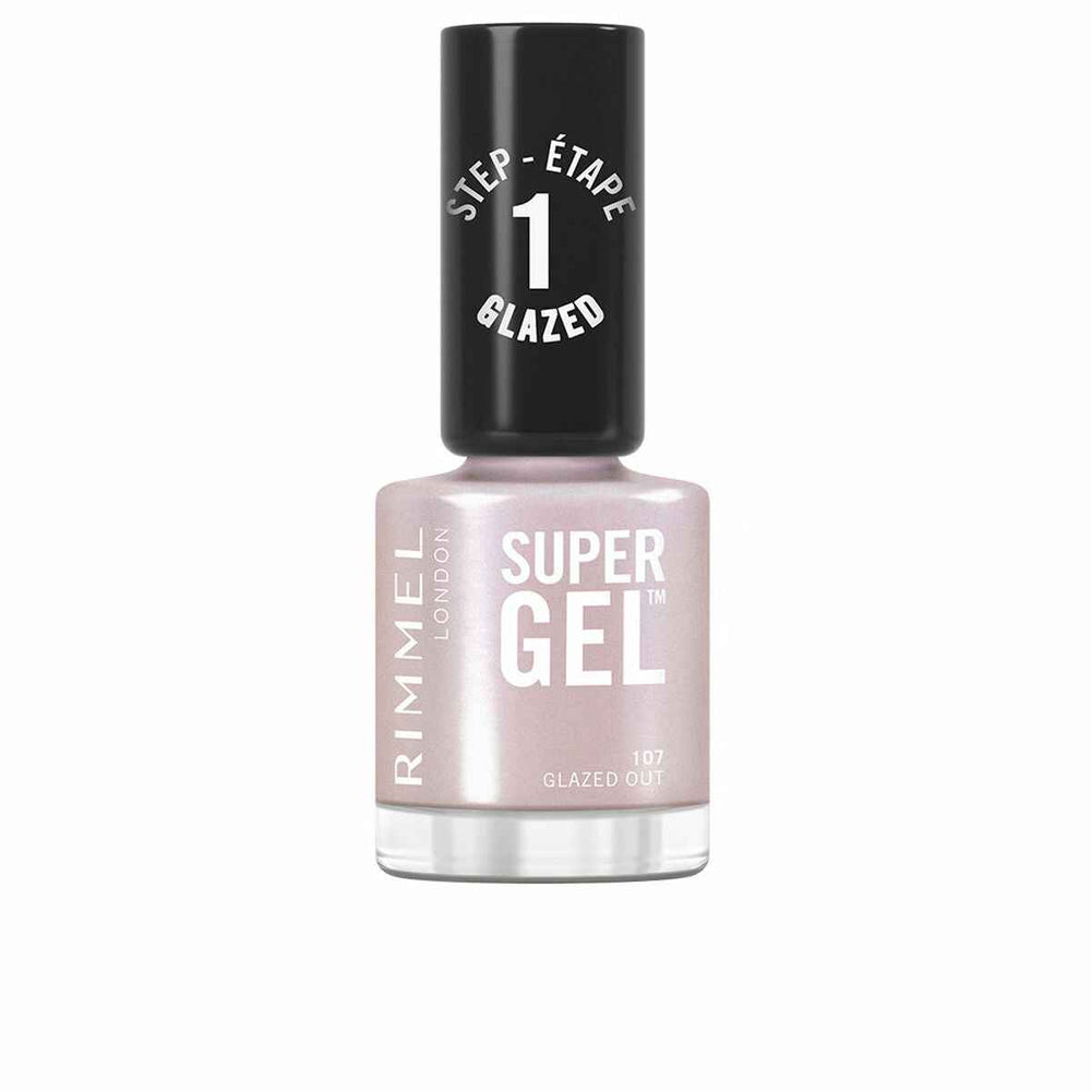 Rimmel London Super – Gel Esmalte De Uñas 107-Glazed Out Unisex, 12 ml