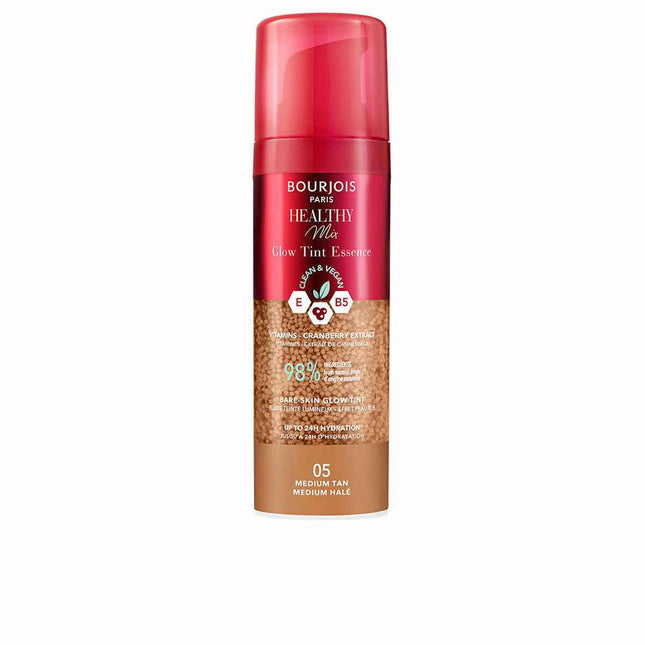 Bourjois Healthy Mix Glow Tint Essence Base De Maquillaje 005-Medium Tan, 30 ml