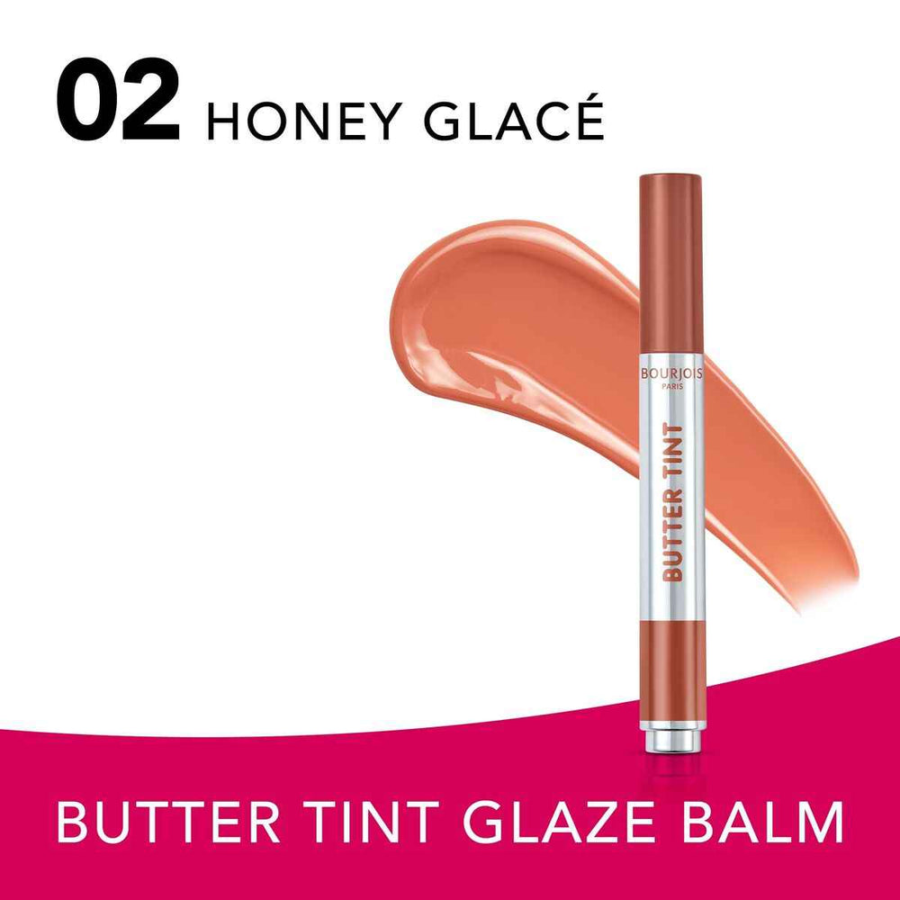 Bourjois Butter Tint Lip Glaze Bálsamo Labial 05-Caramel Flambé Unisex, 2 g