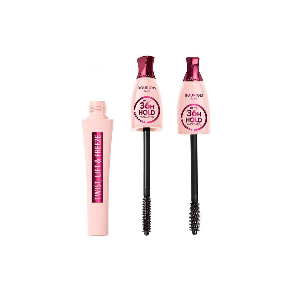 Bourjois Twist, Lift y Freeze – Mascara 36h Hold Unisex, 8 ml