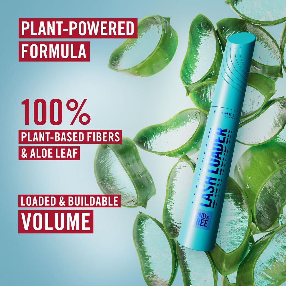 Rimmel London Kind y Free Lash Loader Máscara De Pestañas 004-Azure Blue, 9,5 ml