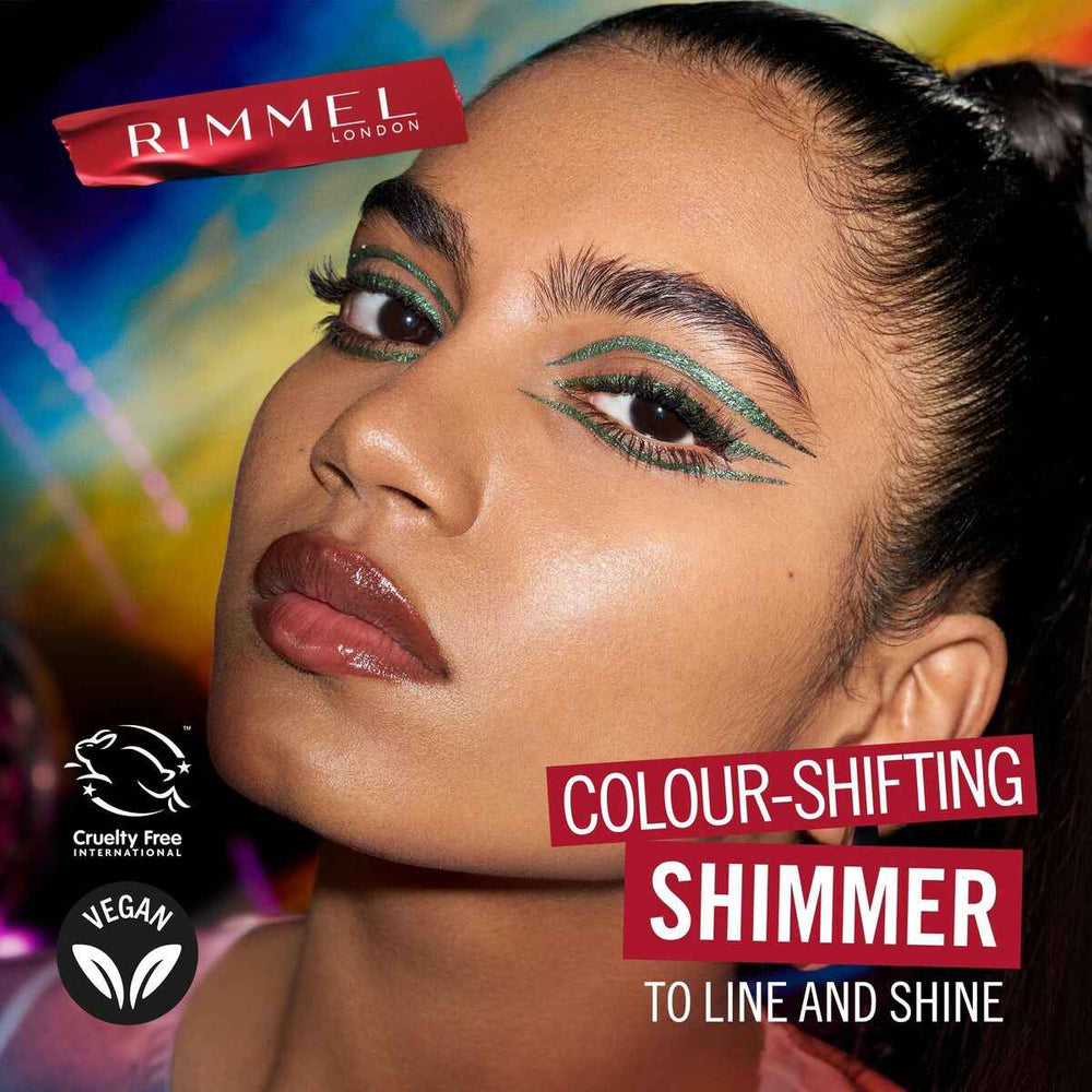 Rimmel London Shimmer Shock Delineador De Ojos 1-Frosted Candy, 1,2 g