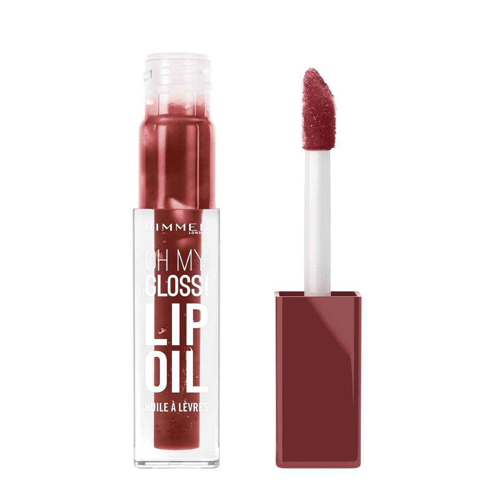 Rimmel London Oh My Gloss! Brillo Labial 08-Deep Cherry Unisex, 4,5 ml