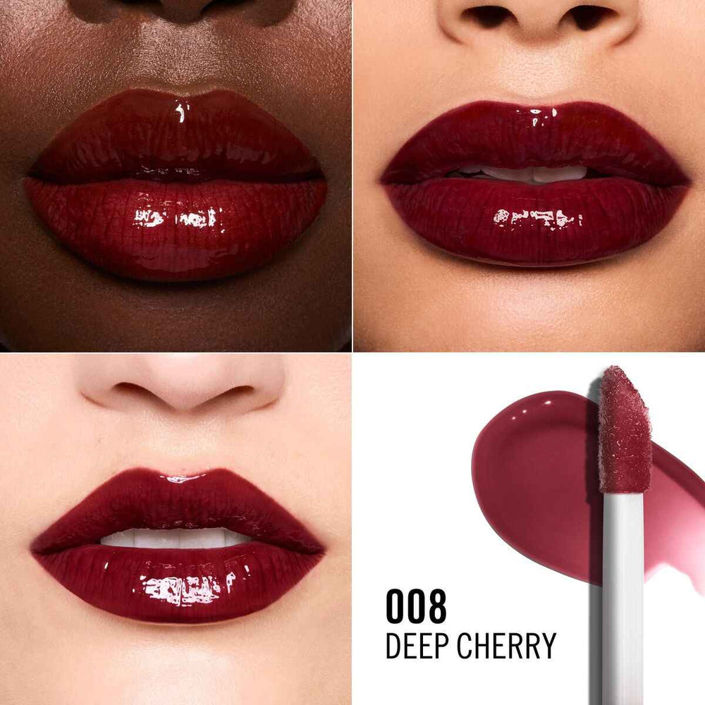 Rimmel London Oh My Gloss! Brillo Labial 08-Deep Cherry Unisex, 4,5 ml