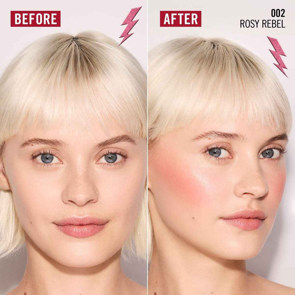 Rimmel London Multi Tasker Turbocharged Iluminador Líquido 002-Rosy Rebel, 10 ml