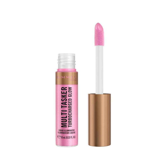 Rimmel London Multi Tasker Turbocharged Iluminador Líquido 001-Not A Basic B, 10 ml