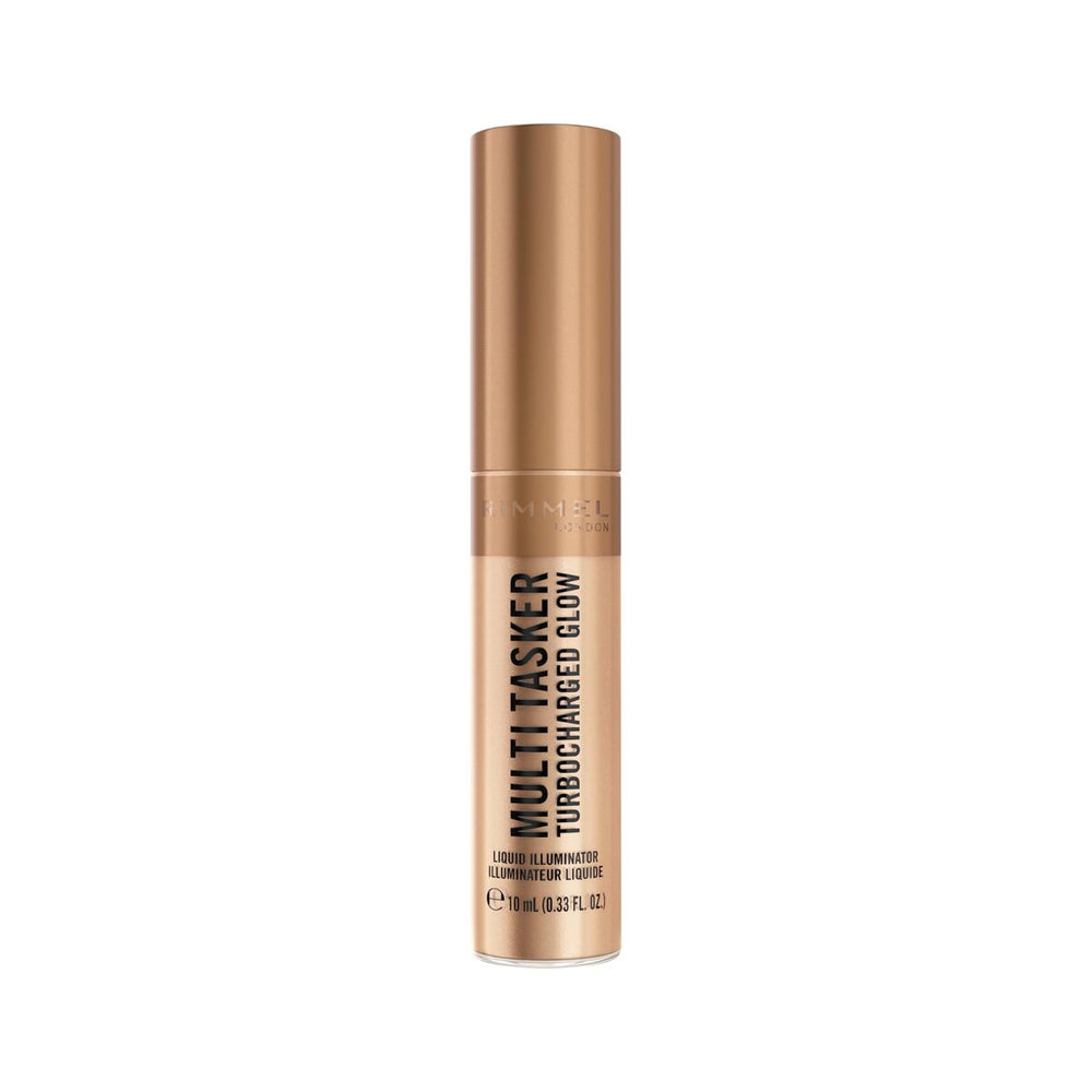 Rimmel London Multi Tasker Turbocharged Iluminador Líquido 006-It's Giving Glow, 10 ml