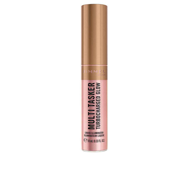 Rimmel London Multi Tasker Turbocharged Iluminador Líquido 005-Iconic As Usual, 10 ml