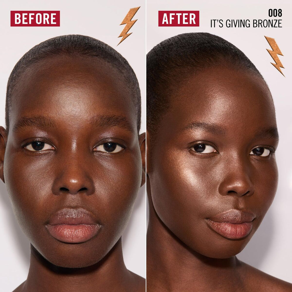 Rimmel London Multi Tasker Turbocharged Iluminador Líquido 008-It's Giving Bronze, 10 ml