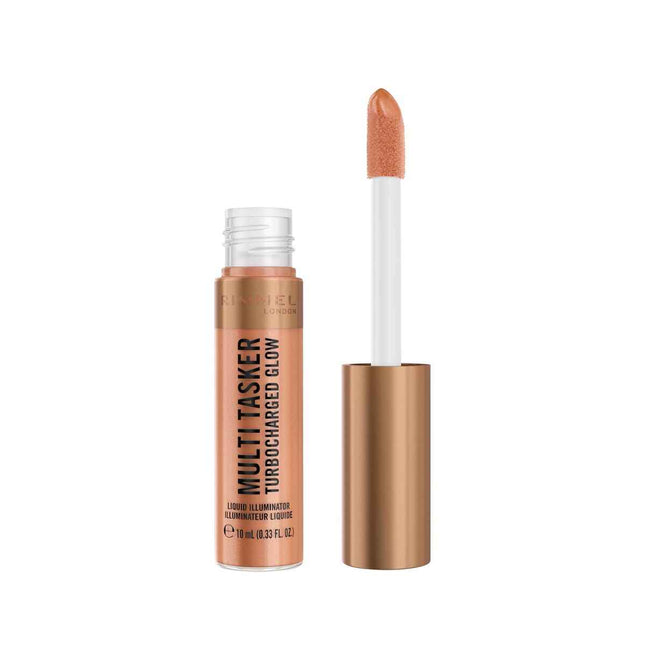 Rimmel London Multi Tasker Turbocharged Iluminador Líquido 007-Spilling The Tea, 10 ml