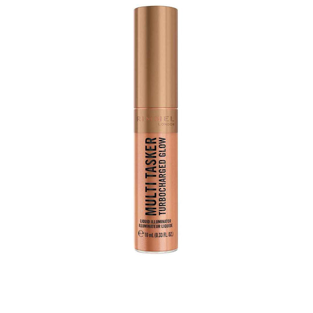 Rimmel London Multi Tasker Turbocharged Iluminador Líquido 007-Spilling The Tea, 10 ml
