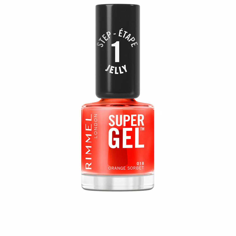Rimmel London Super – Gel Esmalte De Uñas 18-Orange Sorbet Unisex, 12 ml