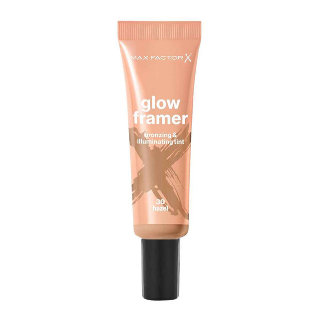 MAX Factor Glow Framer Tinte Bronceador e Iluminador 30-Hazel, 30 ml