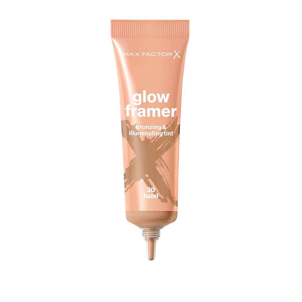 MAX Factor Glow Framer Tinte Bronceador e Iluminador 30-Hazel, 30 ml