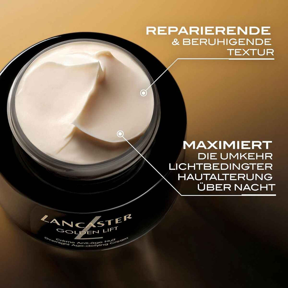 Lancaster Golden Lift Crema Antiedad De Noche Unisex, 50 ml