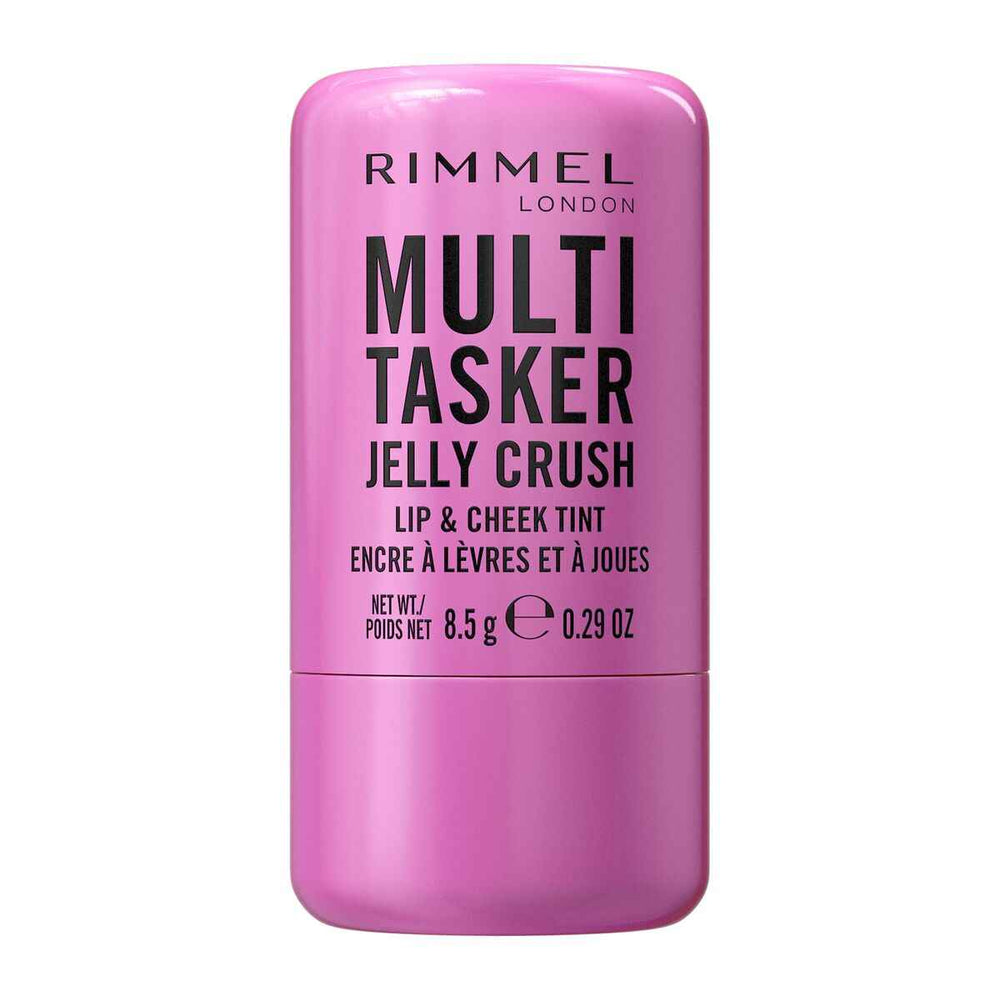 Rimmel London Multitasker Jelly Crush Colorete y Pintalabios En Stick 100-Pink Dash Unisex, 8,5 g