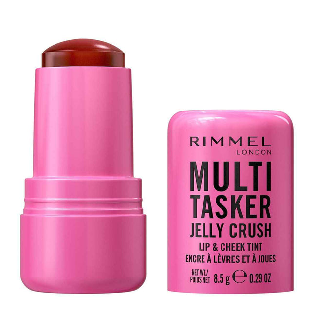 Rimmel London Multitasker Jelly Crush Colorete y Pintalabios En Stick 150-Red Pepper Unisex, 8,5 g
