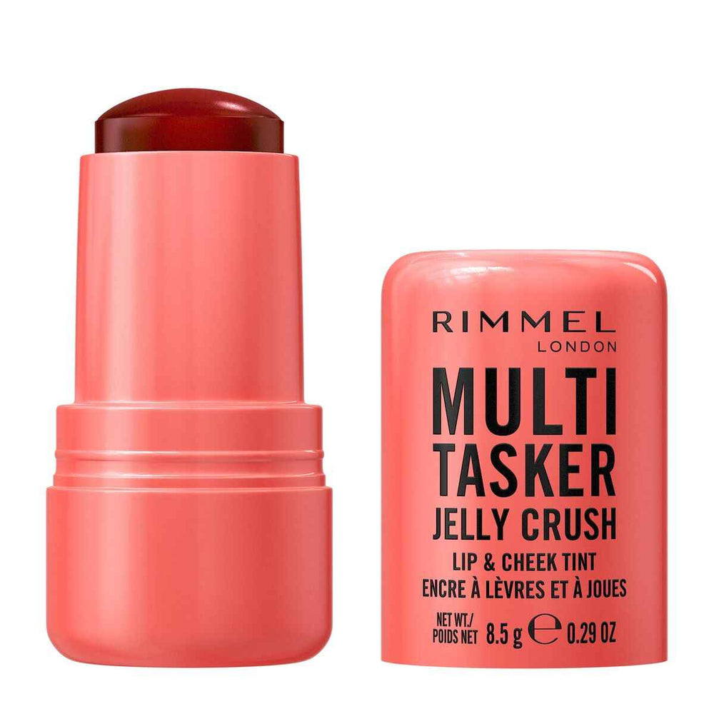 Rimmel London Multitasker Jelly Crush Colorete y Pintalabios En Stick 300-Peachy Punch Unisex, 8,5 g