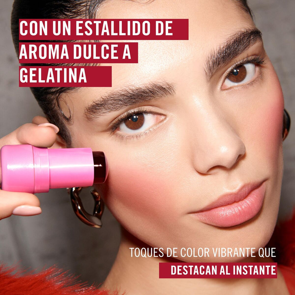 Rimmel London Multitasker Jelly Crush Colorete y Pintalabios En Stick 300-Peachy Punch Unisex, 8,5 g