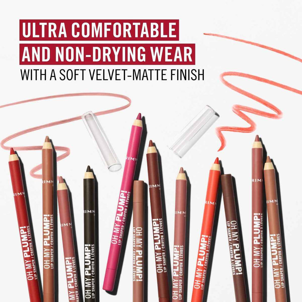 Rimmel London Oh My Plump! Perfilador De Labios 020-Bougie Unisex, 1,2 g