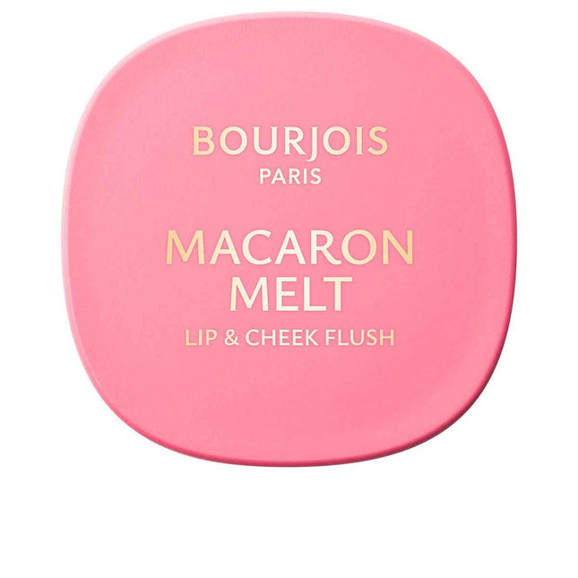 Bourjois Macaron Melt Colorete Para Mejillas y Labios 1-Honey Nougat Unisex, 8 g