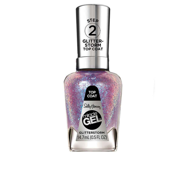 Sally Hansen Miracle – Gel Top Coat 112-Glitterstorm Unisex, 15 ml