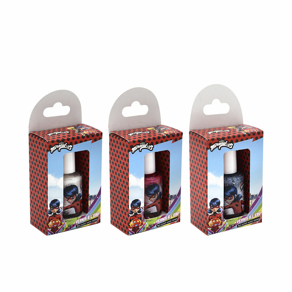 Cartoon Miraculous Esmalte De Uñas Al Agua Unisex, 9 ml