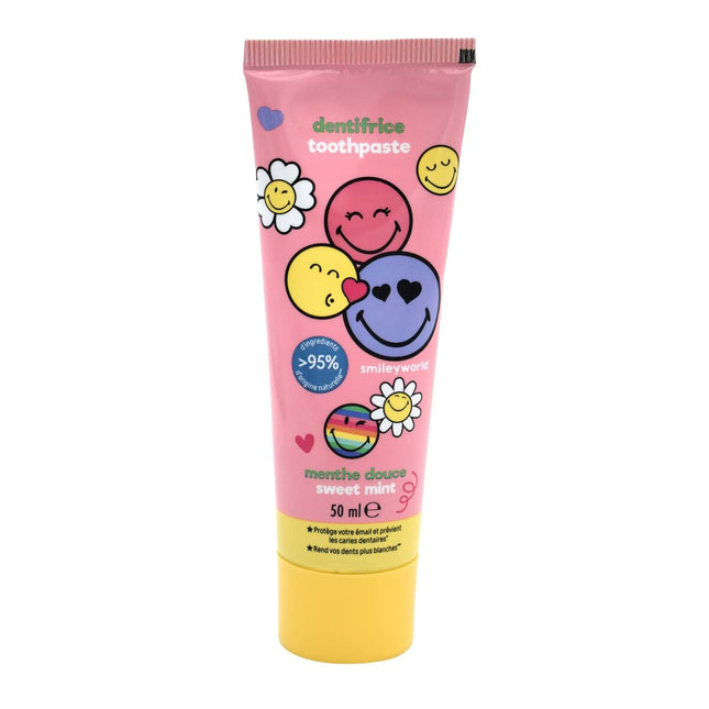 Cartoon Smiley Word Dentífrico Menta Dulce, 50 ml