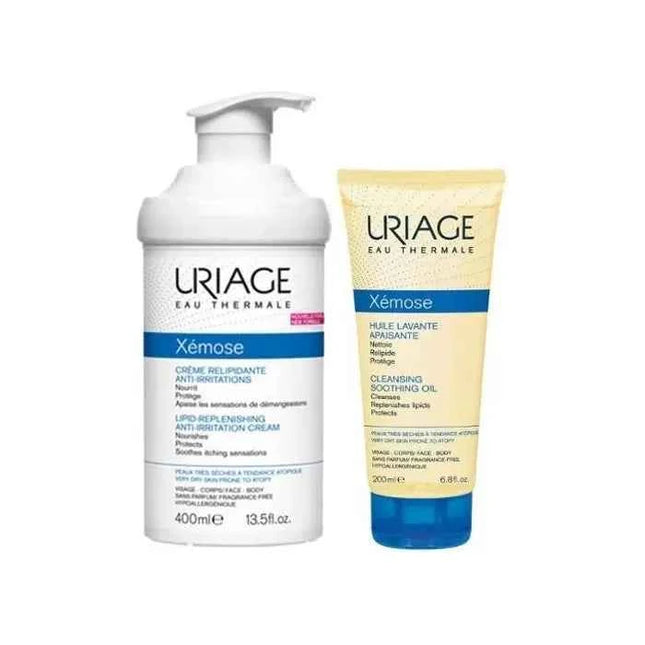 Uriage Xémose Lipo Replenishing Anti Irritation – Cream 500 ml Unisex, Set 2 Pieces