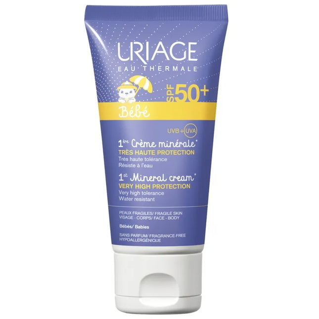 Uriage Baby Mineral – Cream SPF50+ Unisex, 50 ml