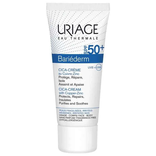 Uriage Bariéderm Cica – Cream Spf50+ Unisex, 40 ml
