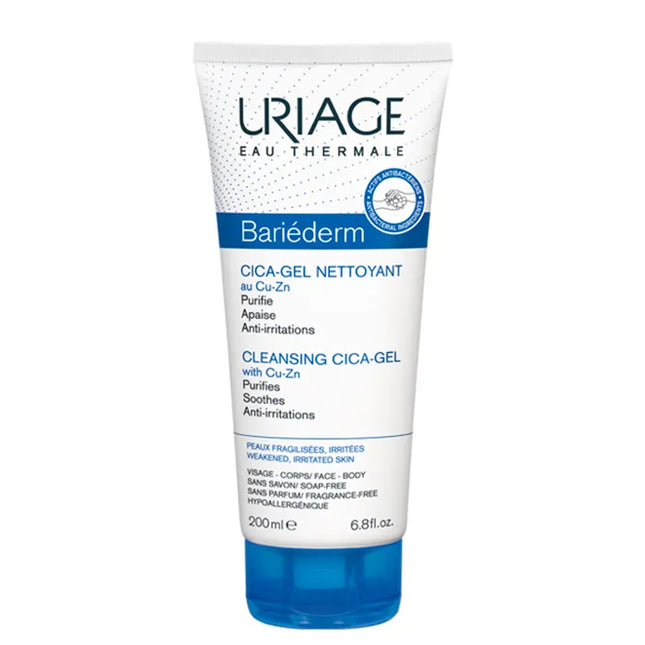 Uriage Bariéderm-Cica Detergent – Gel, 200 ml