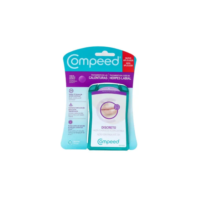 Compeed Invisible Cold Sore Patch, 15 Units