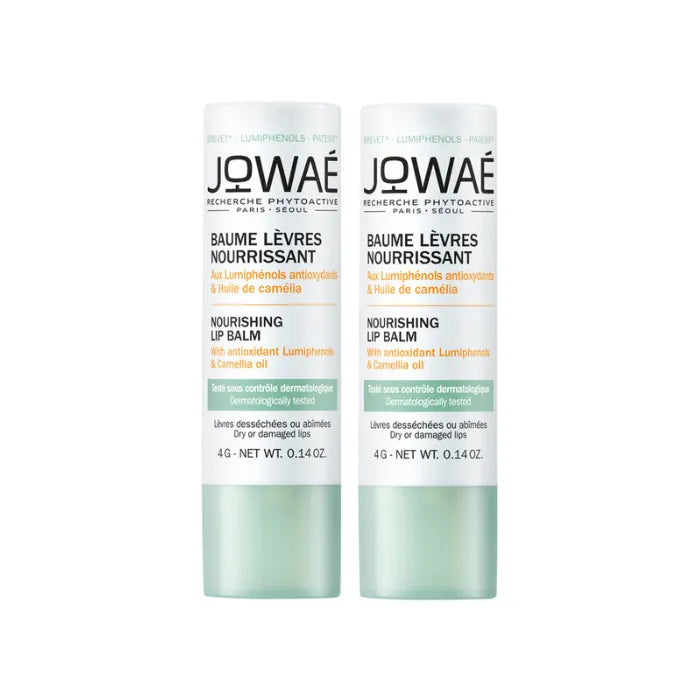 JOWAÉ Nourishing Lip Balm, 2x4 g