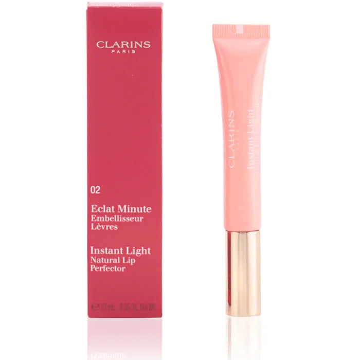 Clarins Instant Light Natural Lip Perfector 02 Apricot Shimmer Unisex