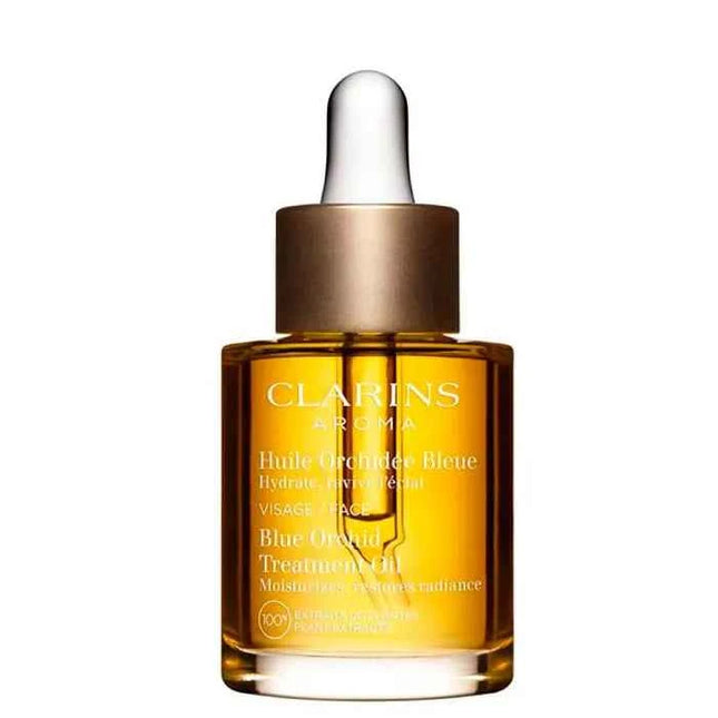 Clarins Blue Orchid Face Treatment Oil Dehydrated Skin Unisex, 30 ml